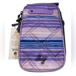 LUG SKEETER MINI 2 CONVERTIBLE CROSSBODY LOVE WAVES PURPLE